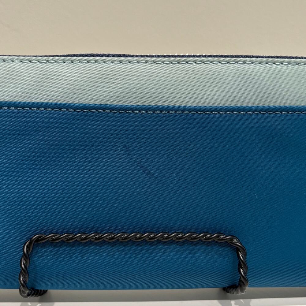 Kate Spade Chelsea Large Continental Wallet Blue Two Tone - Picture 3 of 8